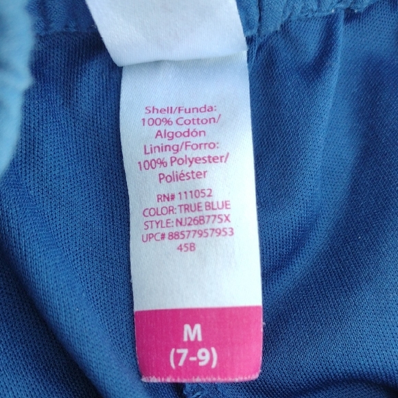 No Boundaries Blue Lace Trim Women Shorts - Picture 7 of 7